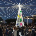 Inauguración del alumbrado de Navidad del Puerto de Huelva